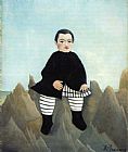 Boy on the Rocks by Henri Rousseau